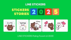 Stiker LINE 2025 Emosi Humor dan Kreativitas Lokal Kuasai Percakapan Digital