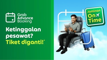 Cara Klaim Kompensasi Rp3,3 Juta dari Grab Jika Ketinggalan Pesawat