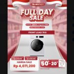 Transmart Full Day Sale 9 Agustus 2026: Promo Mesin Cuci Murah